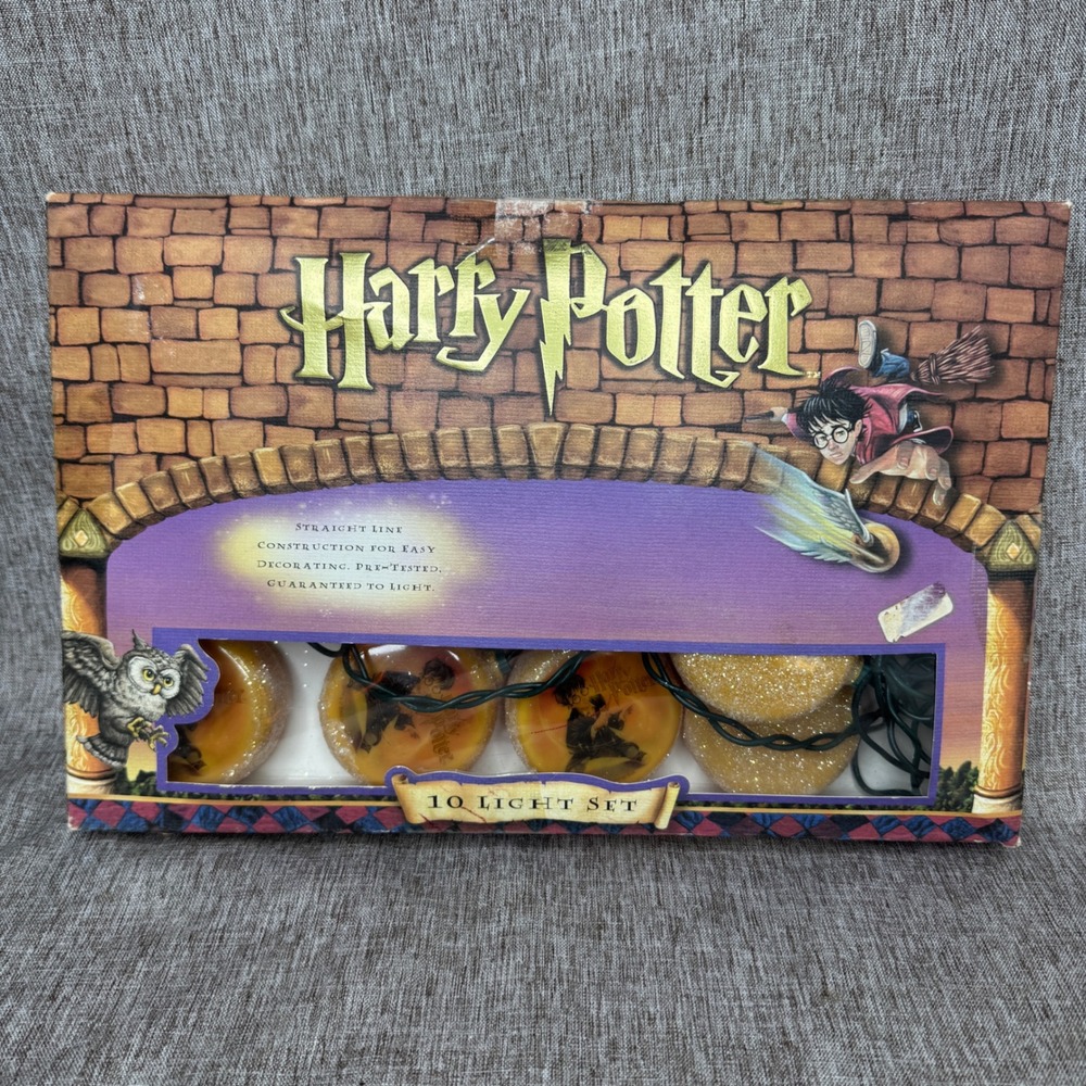 Vintage 2000 Harry Potter Kurt Adler 10 Light Set String Lights WORKS